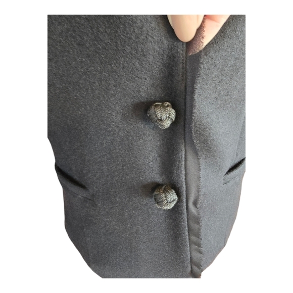 J. Jill Tailored Black Single Breasted Wool Blazer Jacket 8 - Picture 3 of 10